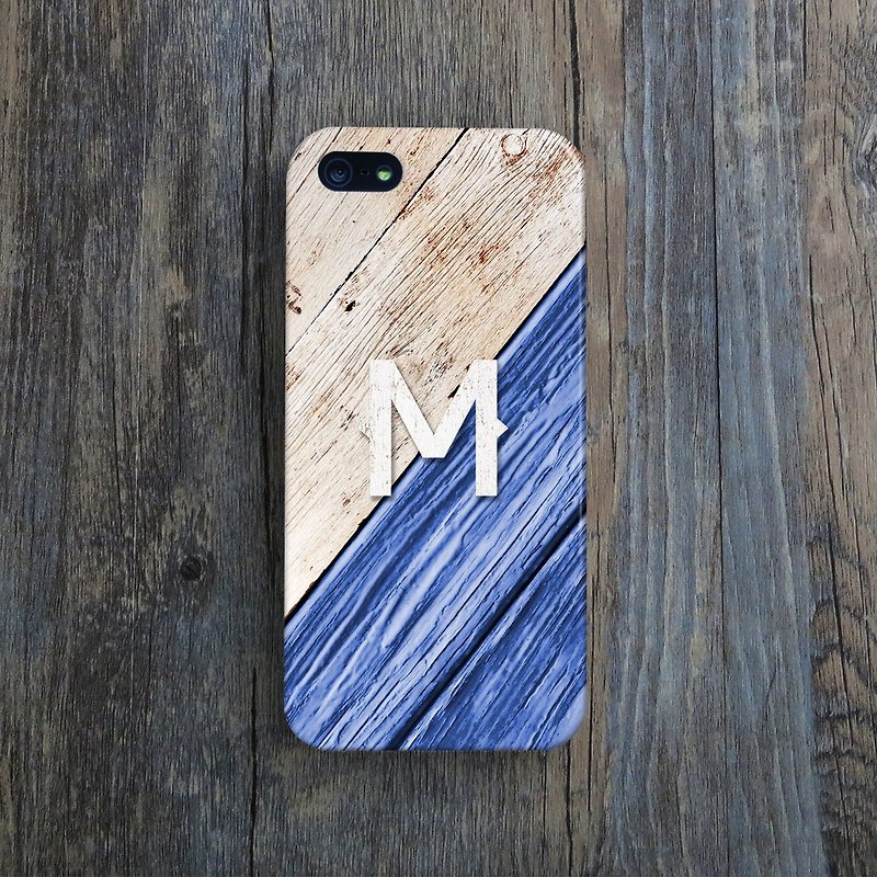 OneLittleForest - Original Mobile Case - iPhone 4, iPhone 5, iPhone 5c- custom personalized stitching - Phone Cases - Plastic Blue