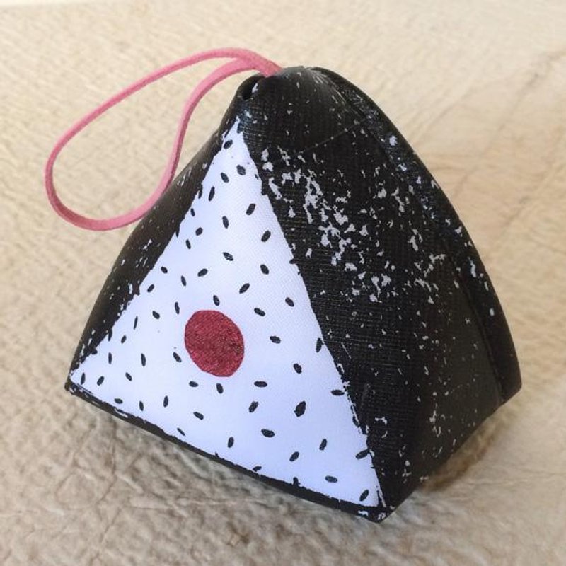 おにぎり入れ（梅ごま）ナイロンオックス - 其他 - 真皮 