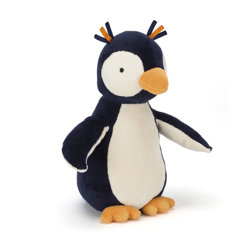 ゼリーキャット北極ペンギンチャイム21cm - 知育玩具・ぬいぐるみ - コットン・麻 ブルー