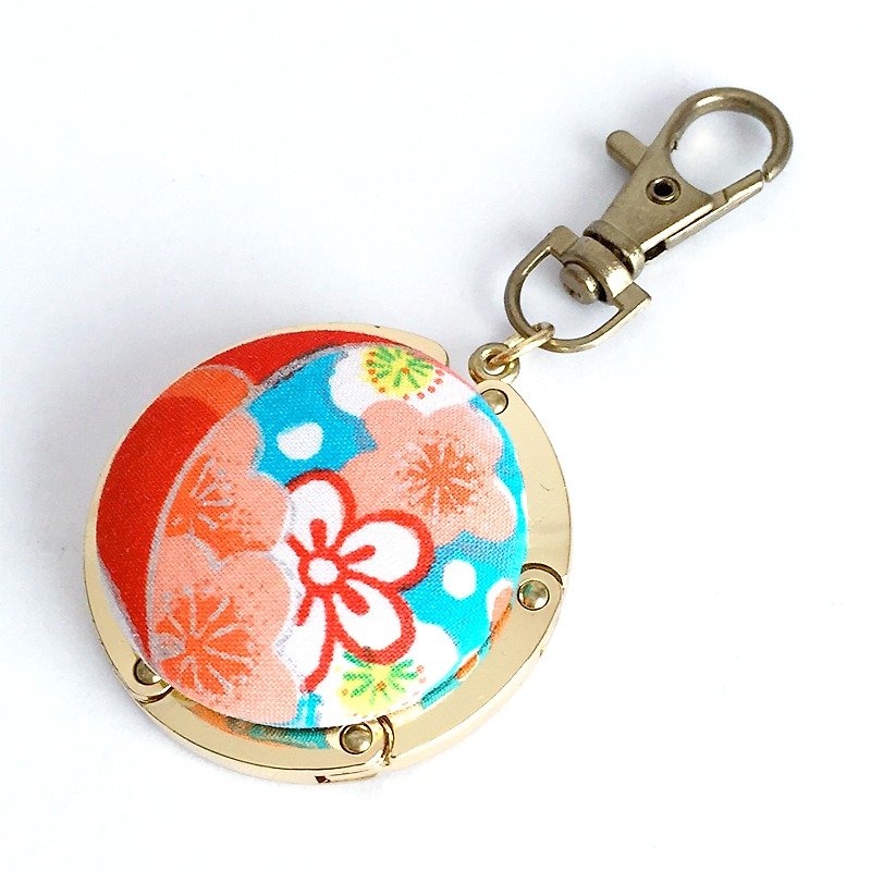 Bag hanger with Japanese Traditional Pattern, Kimono - Other - Other Metals Red