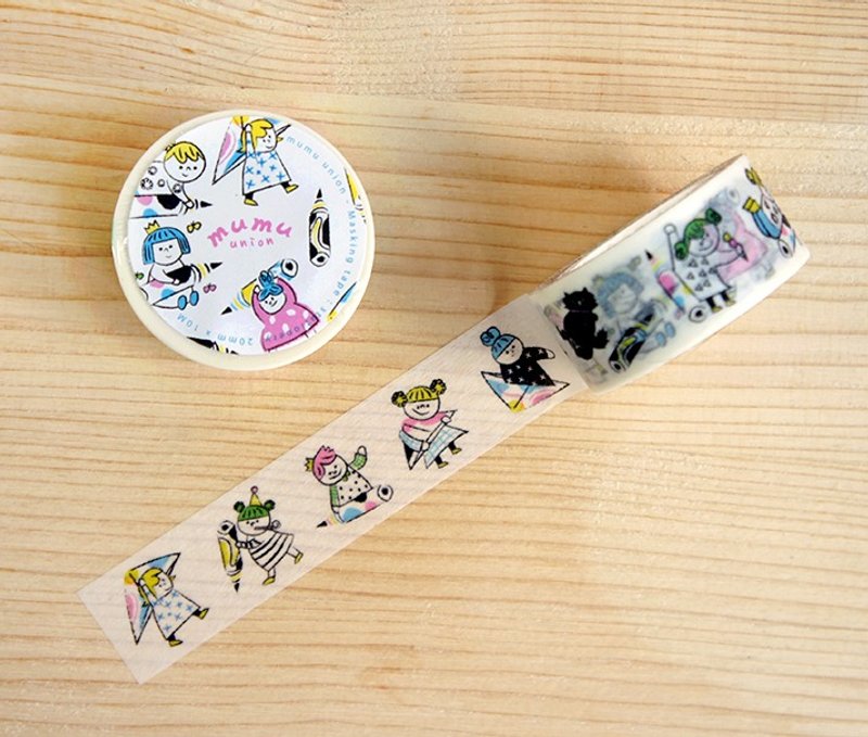 mumu paper tape - Stationery people money - มาสกิ้งเทป - กระดาษ หลากหลายสี