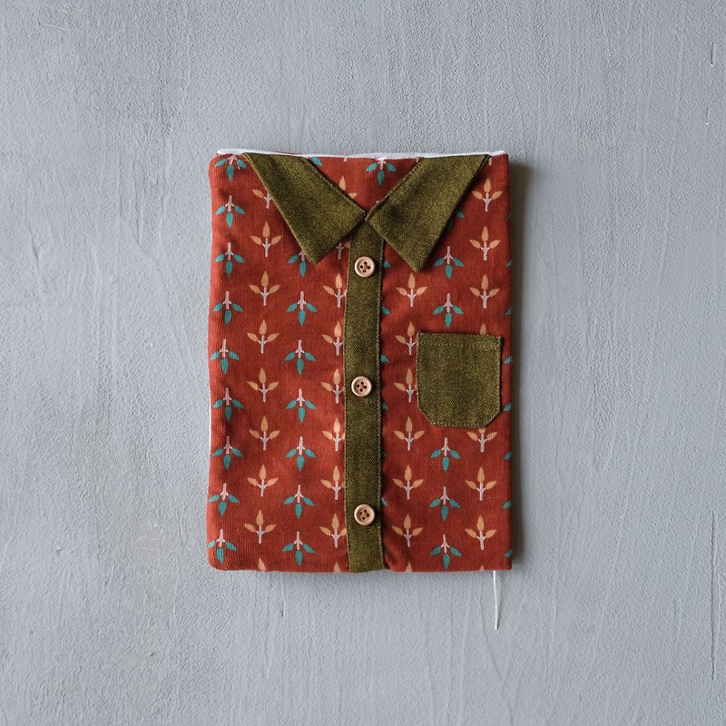 Book Cover - Book Covers - Cotton & Hemp Red