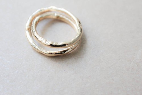 labyrinthvintage 無限 infinity 黃銅戒指