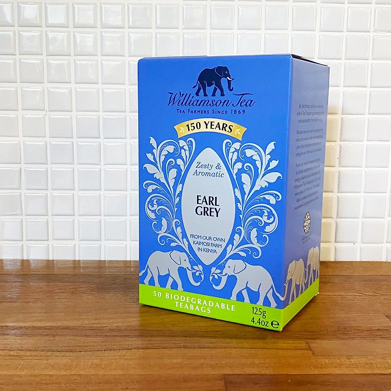 伯爵茶EARL GREY / 圓片茶包系列(50個圓片茶包) - 茶葉/漢方茶/水果茶 - 新鮮食材 藍色