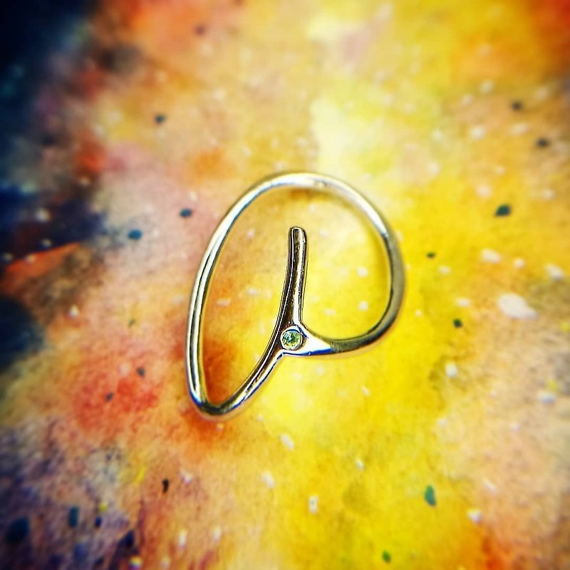 Show Me Not~ P Q R Secret Alphabet Silver Ring - General Rings - Sterling Silver Silver