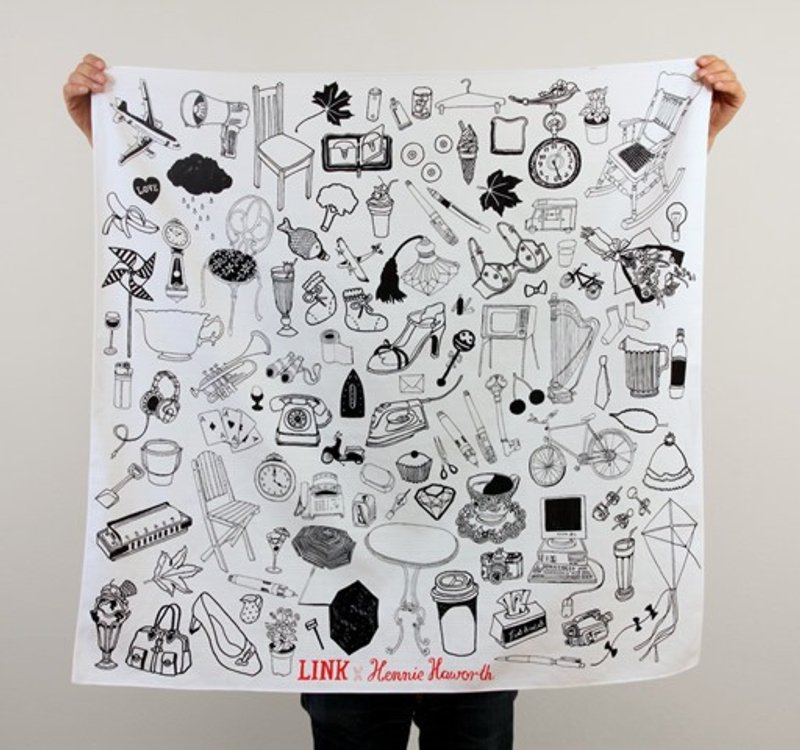 Link Objects Furoshiki 日本風呂敷 - 桌布/桌巾/餐墊 - 棉．麻 白色