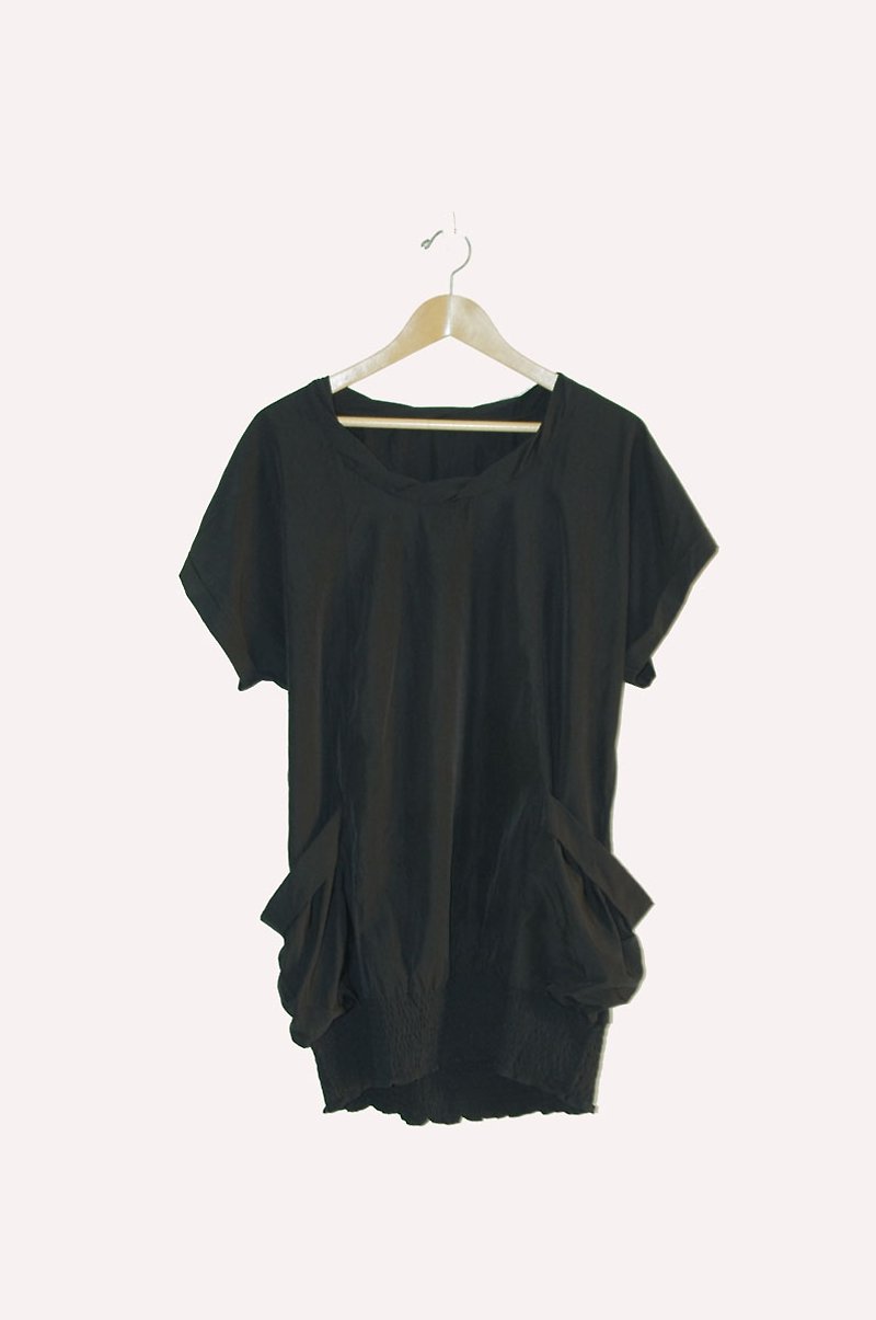 Chamaru and the cat♫~Black one-piece dress. Long dress - ชุดเดรส - วัสดุอื่นๆ สีดำ