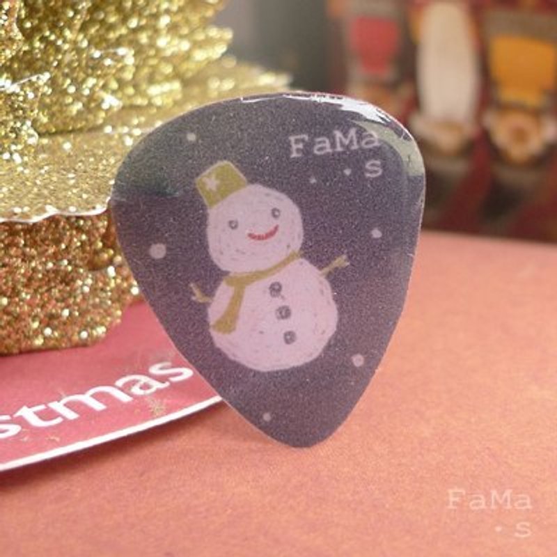 *聖誕款*FaMa‧s Pick吉他彈片-雪人 - 其他 - 其他材質 