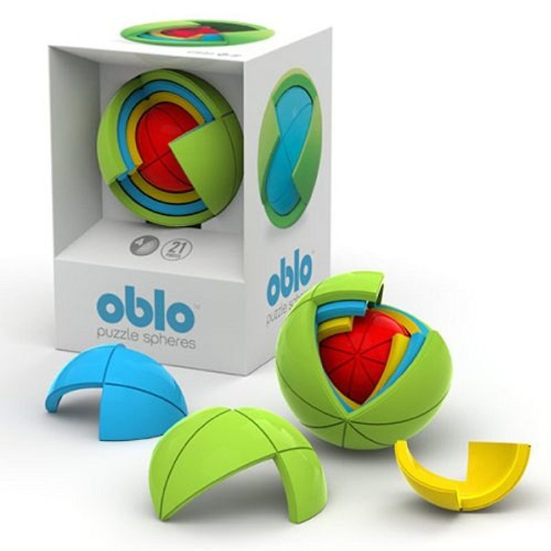 加拿大 OBLO Puzzle Spheres 3D益智球 - 拼圖 - 塑膠 多色