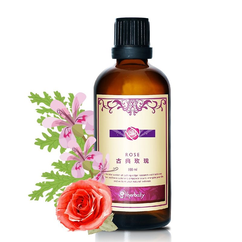 Pure natural compound essential oil - Classical Rose [Non-toxic fragrance first choice] - Mother's Day Gift Box - น้ำหอม - พืช/ดอกไม้ สีใส