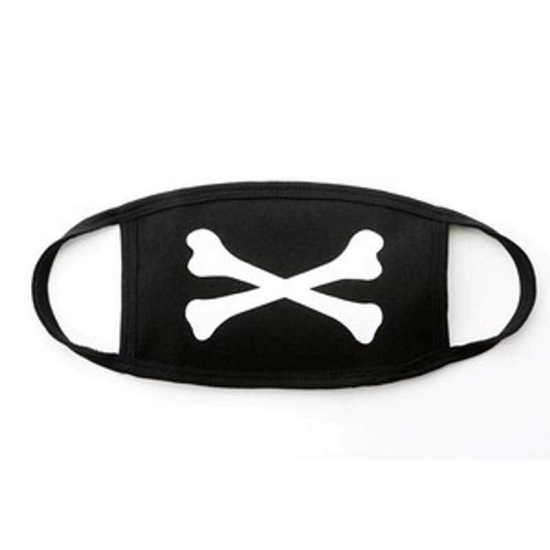 Korea Hybition Message Mask [Bone] Black black skeleton skull masks - หน้ากาก - วัสดุอื่นๆ สีดำ