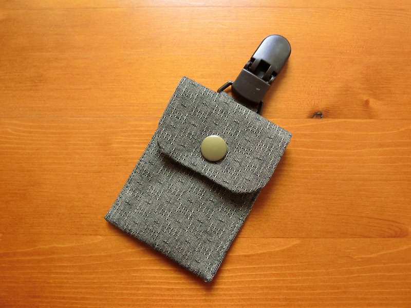 Yozo-Baby Safe Charm Bag - ผ้ากันเปื้อน - วัสดุอื่นๆ สีกากี