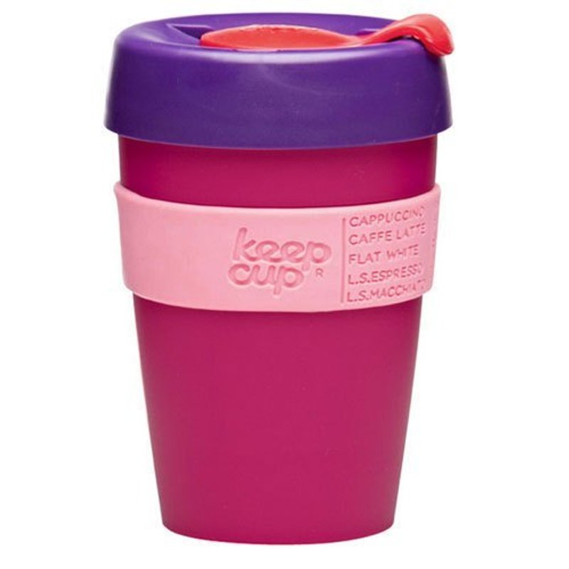 KeepCup 隨身咖啡杯 搖滾系列(M)-蔻丹 - แก้วมัค/แก้วกาแฟ - พลาสติก สีแดง