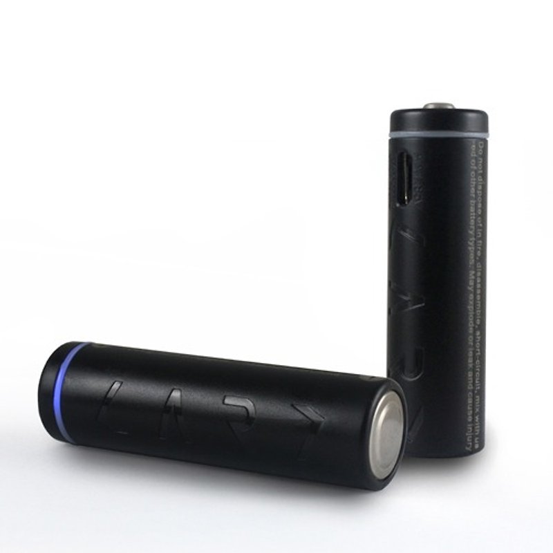 【CARD】B011 AA(3號) USB 環保電池(黑色單入) - 其他 - 塑膠 黑色