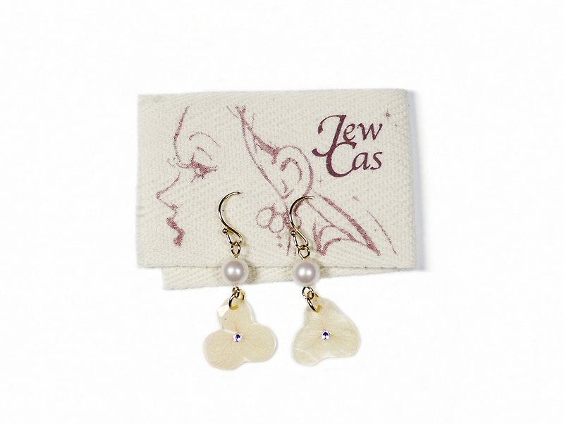 [JewCas] Flor earrings / JC1975 - Earrings & Clip-ons - Other Metals 
