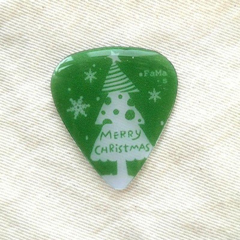 ★★2014限量聖誕節★★FaMa‧s Pick吉他彈片-耶誕樹 - สร้อยข้อมือ - พลาสติก สีเขียว