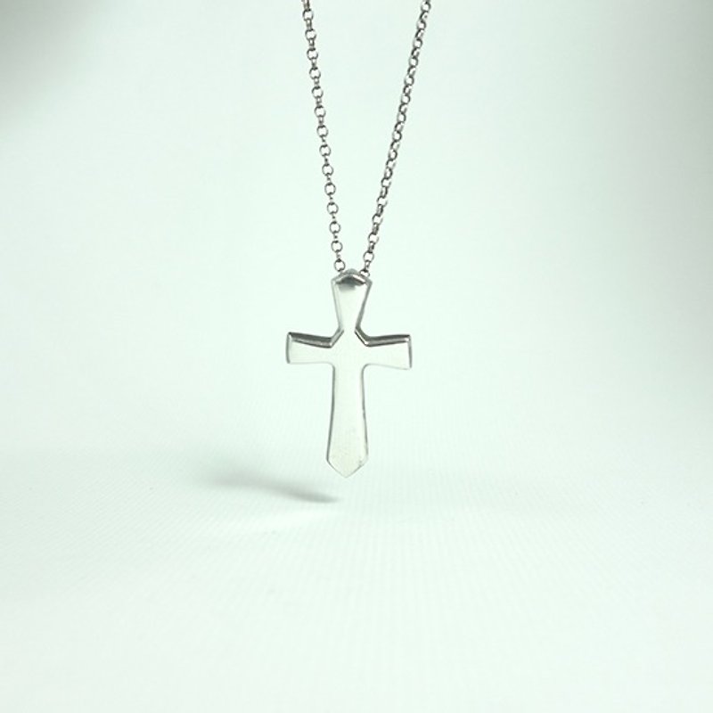Silver cross necklace ---Mirror--- (chain sold separately) - Necklaces - Other Metals 