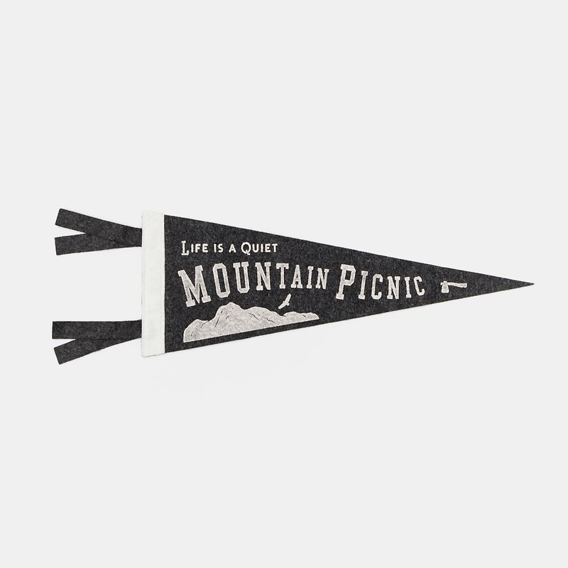 其他材質 牆貼/牆身裝飾 黑色 - Pennant - Mountain Picnic 三角旗