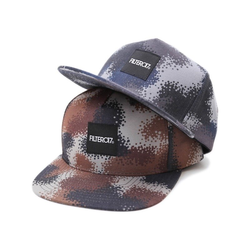 Filter017 Denmark Camo Snapback Cap Spotted Camouflage Work Cap - Hats & Caps - Other Materials Multicolor