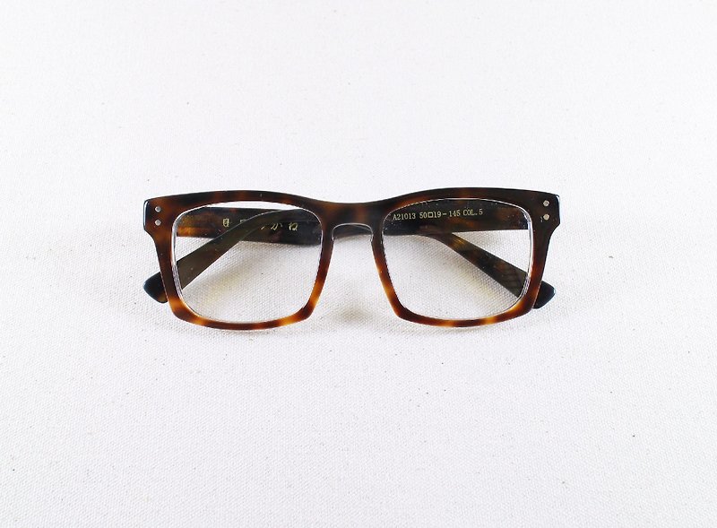歐美玳瑁方框眼鏡 - Glasses & Frames - Other Materials Multicolor