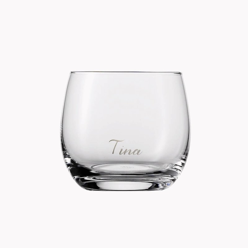 330cc【ドイツ ツァイス ショット ツヴィーゼル】クリスタル ウィスキー グラス レタリング カスタマイズ - ワイングラス・酒器 - ガラス 透明