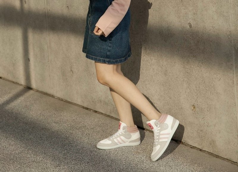 CEVENNES 高筒 /微風粉/  女生款 台灣寶特瓶纖維(再回收概念,耐穿,不會分解) ---運動‧活力。 - 女款休閒鞋 - 其他材質 粉紅色