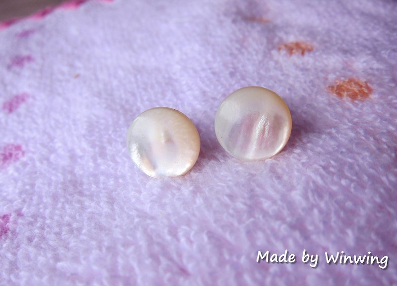 Rainbow pearl earrings - Earrings & Clip-ons - Gemstone 