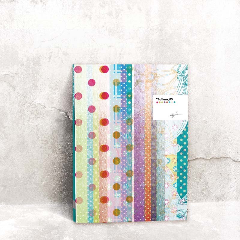 RIP YOUR BOOK-Pattern_03 Notebook - Notebooks & Journals - Paper Multicolor