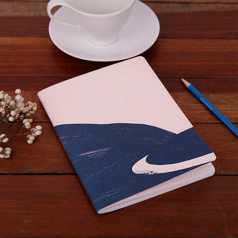 Mushroom Mogu stationery / Mt basic notebook (paper, notebooks, PDAs) - Notebooks & Journals - Paper Blue