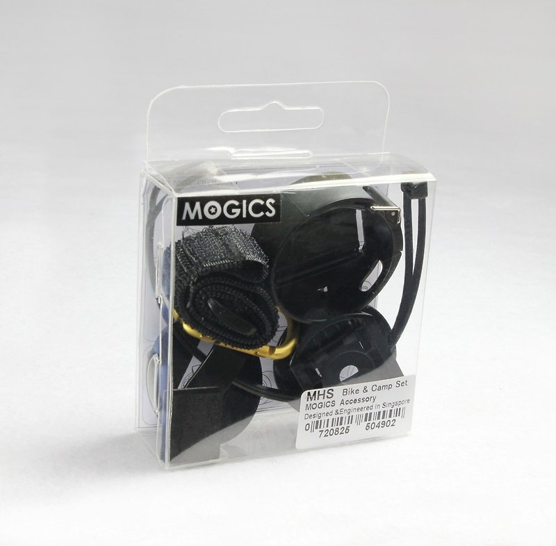 【MOGICS】Moqike ライト アウトドア マウンテンバイク ライト アクセサリーセット - 自転車・サイクリング - プラスチック ブラック