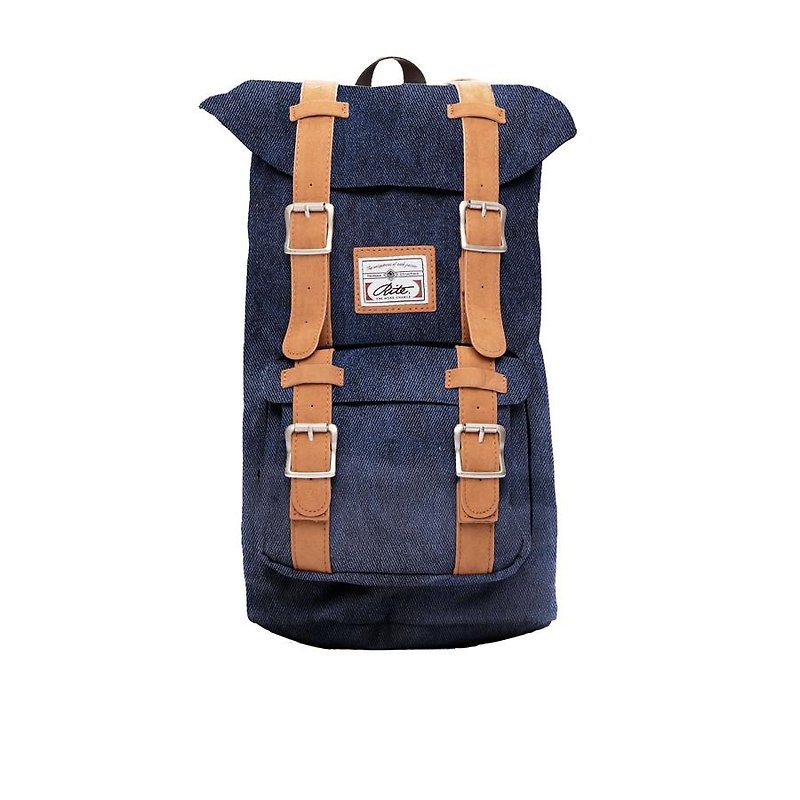 RITE | Travellers' package - washed denim deep | after the original removable backpack - Messenger Bags & Sling Bags - Waterproof Material Blue
