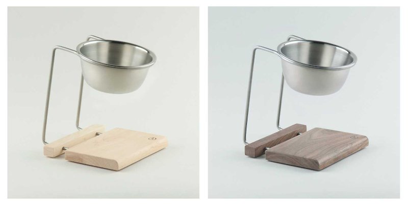 【拍拍】原木寵物碗托高架(兩件優惠下標區) - 寵物碗/碗架/自動餵食器 - 木頭 咖啡色