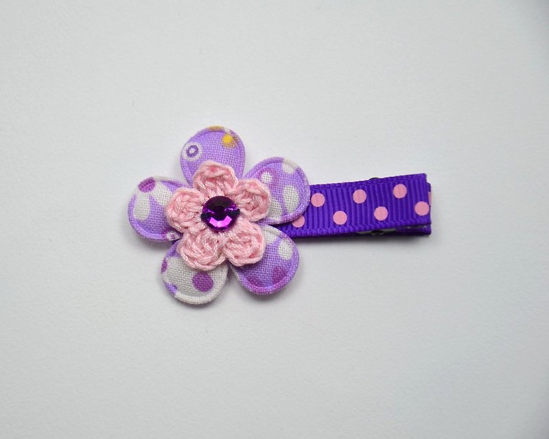 春天的花朵 - 圍兜/口水巾 - 其他材質 紫色