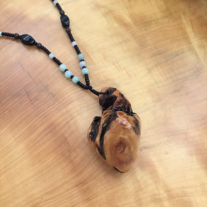 Taiwan Stalactite necklace made by Hinoki - สร้อยคอ - ไม้ 