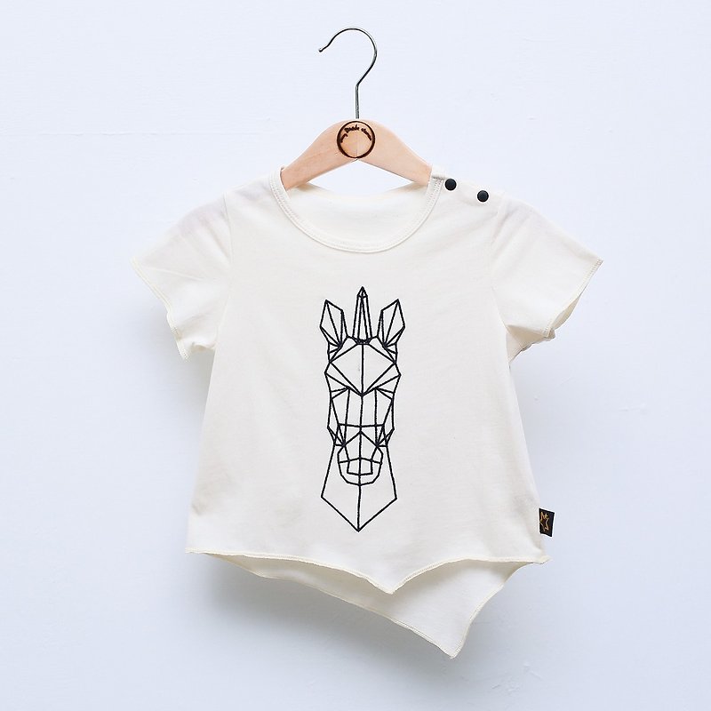 Unique organic cotton thin T-shirt (embryo color) - Other - Thread White
