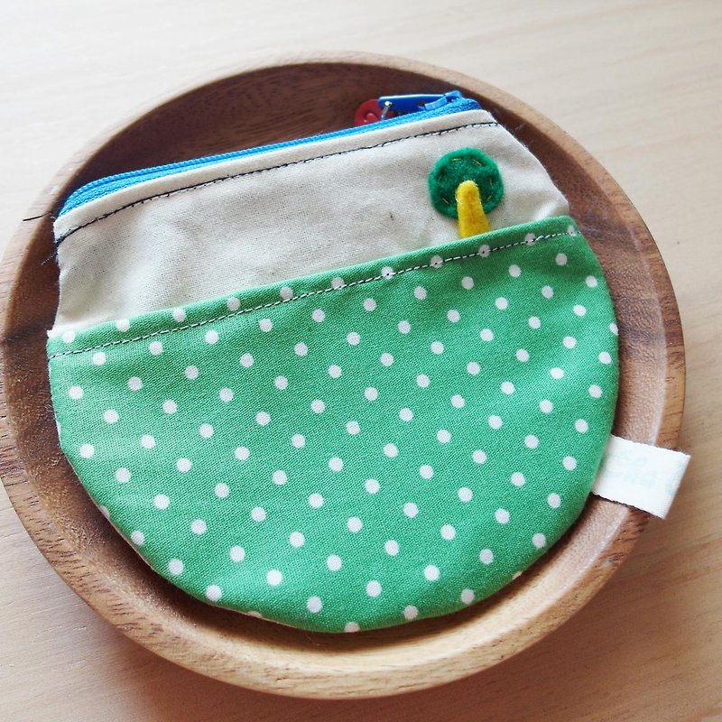 Cha mimi. Round the corner missing wallet Round purse -! Loud green life - Coin Purses - Other Materials Green