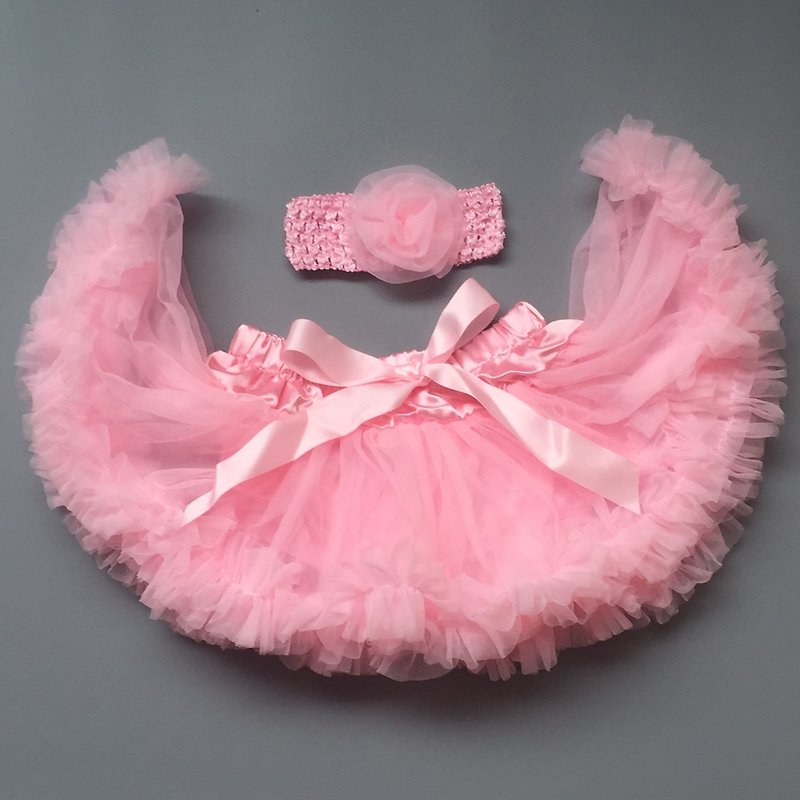 La Chamade / Tutu skirt- Dolly Pink - กระโปรง - ผ้าไหม สึชมพู