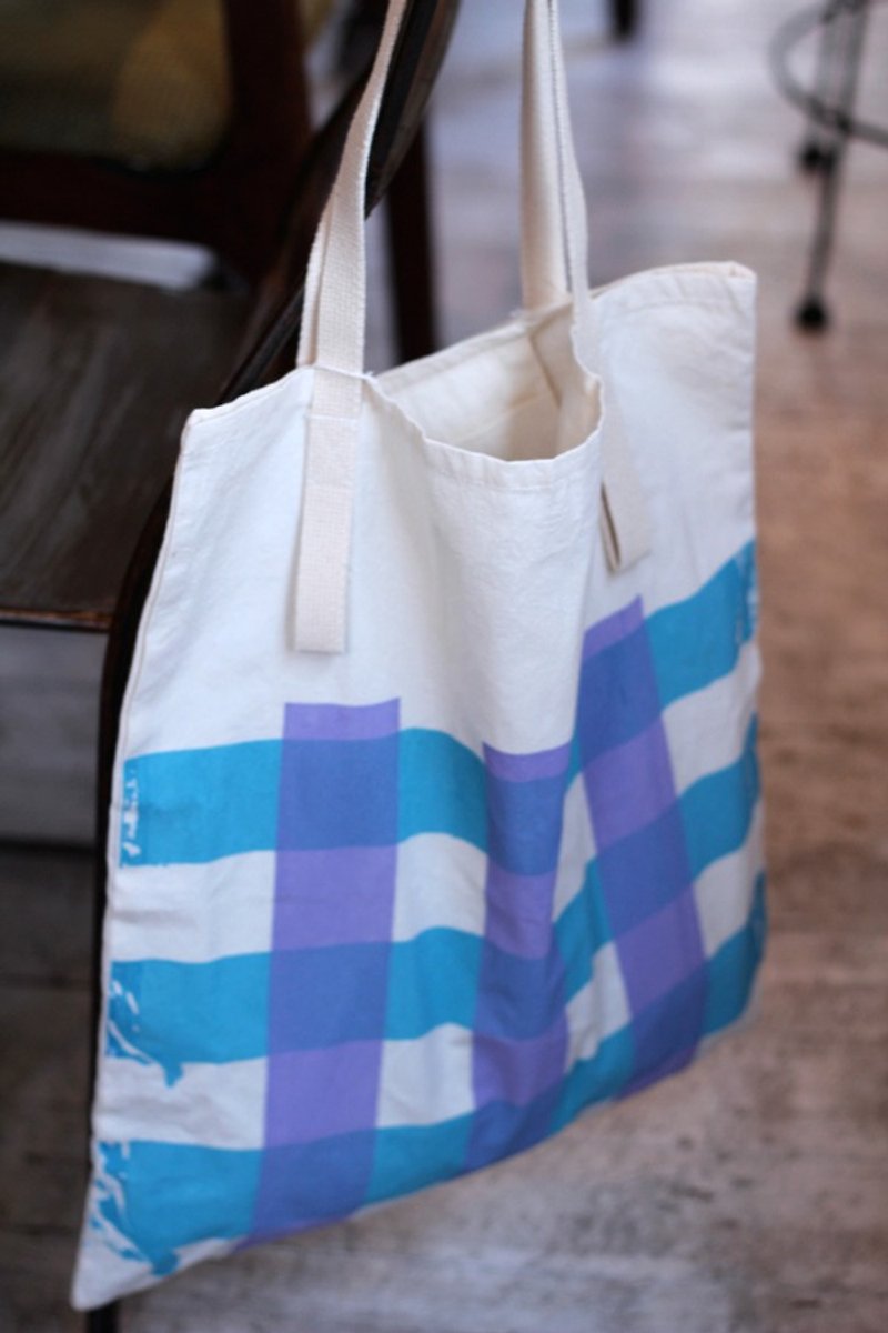 Blueberry jam // Shopping bag - Messenger Bags & Sling Bags - Other Materials Orange