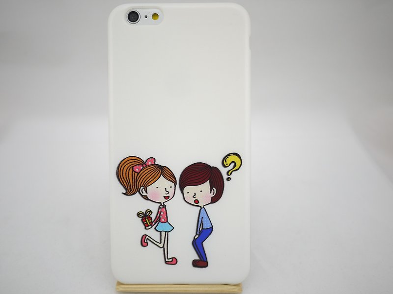Painted love series - Surprise -Choco Lin "iPhone / Samsung / HTC / LG / Sony / millet" TPU phone Case - เคส/ซองมือถือ - ซิลิคอน หลากหลายสี