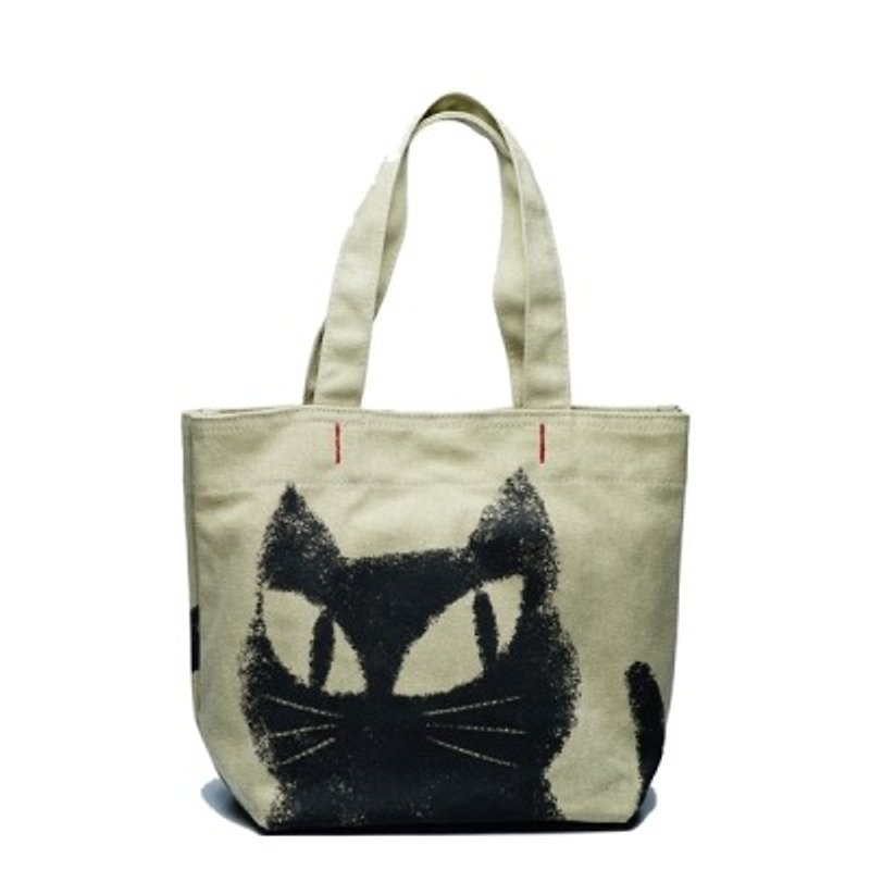 Noafamily, Noah big eyes cat horizontal bag _BE (A602-BE) - กระเป๋าถือ - วัสดุอื่นๆ ขาว