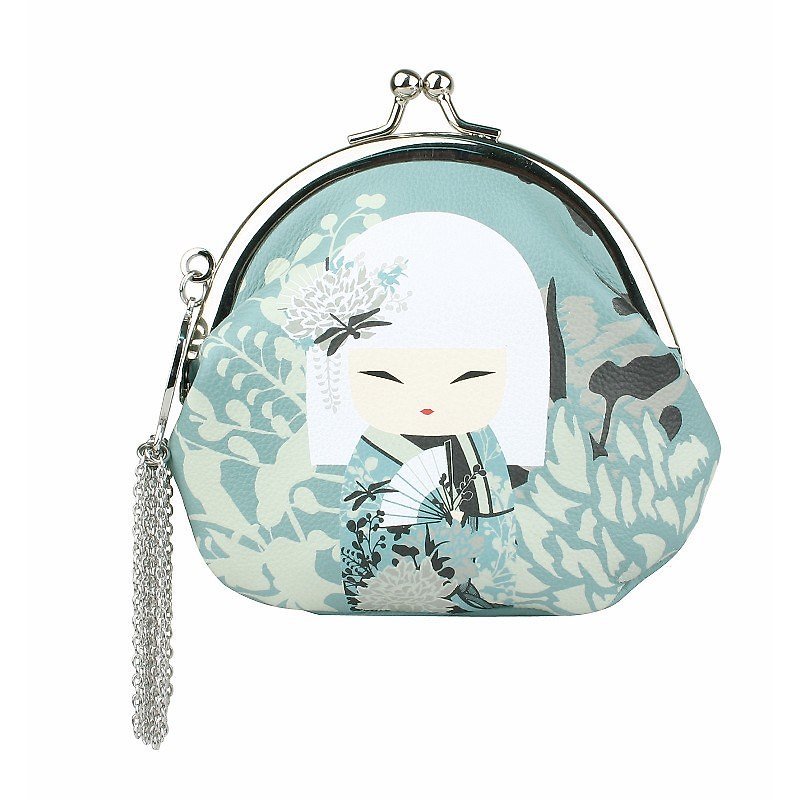Kimmidoll and Blessed Doll Coin Purse Miyuna - Coin Purses - Other Materials Blue