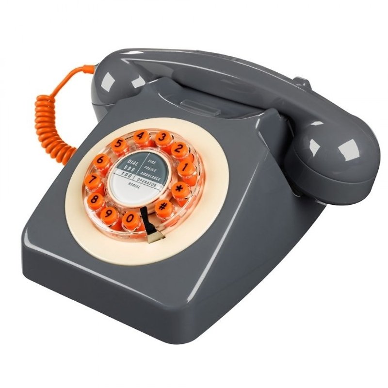 SUSS-UK imported 1950s 746 series retro classic phone / industrial style (elegant gray) - Other - Plastic Gray