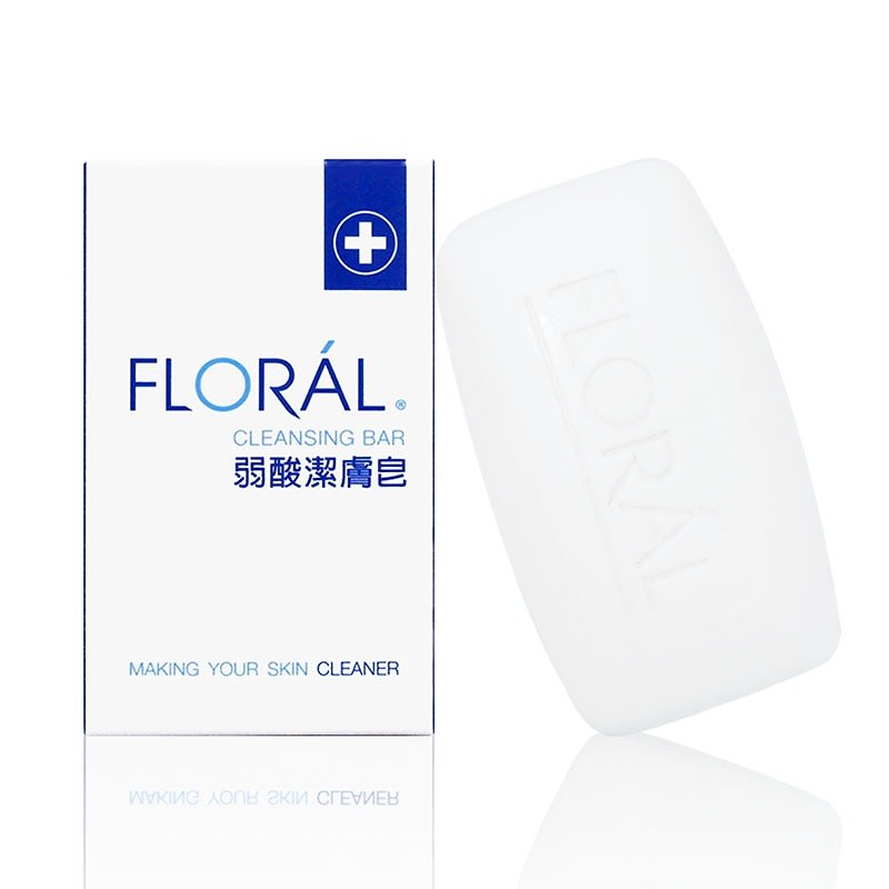 [FLORAL} weakly Soap 110g (for dry sensitive skin sensitive and child care) - ครีมอาบน้ำ - วัสดุอื่นๆ ขาว