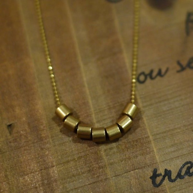 [Jewelry] Jin Xialin ‧ small parts Series: 7LUCK ‧ Tongfang paragraph - Necklaces - Other Metals 