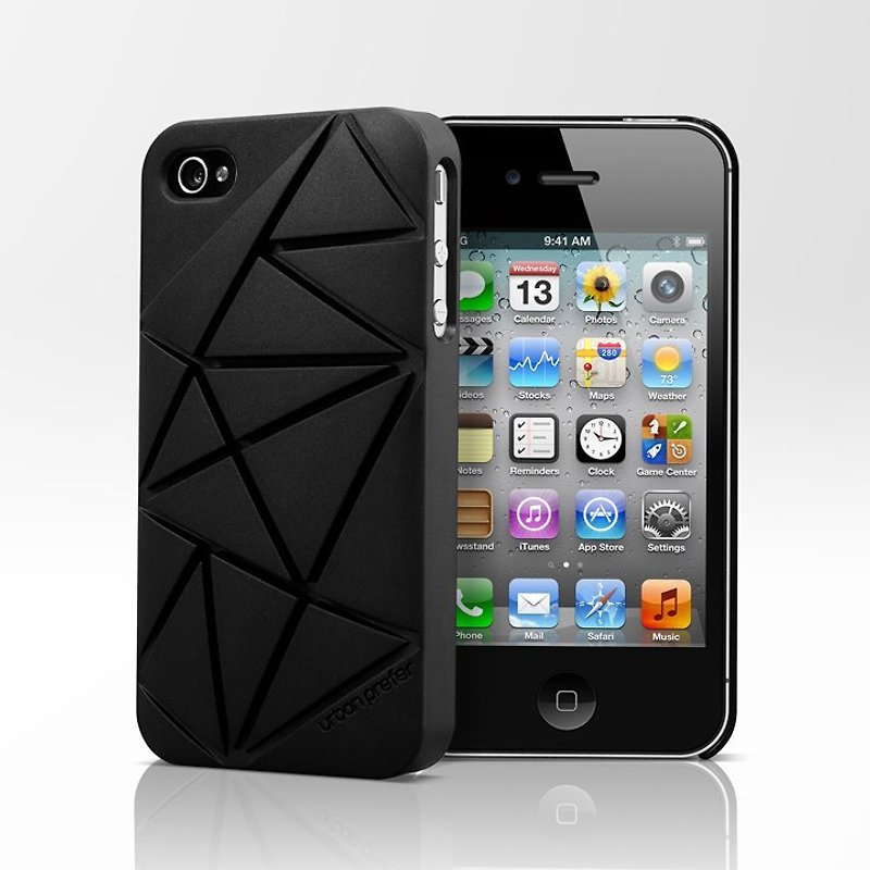 COIN4 iPhone 4 / 4S Case black crust - Phone Cases - Plastic Black
