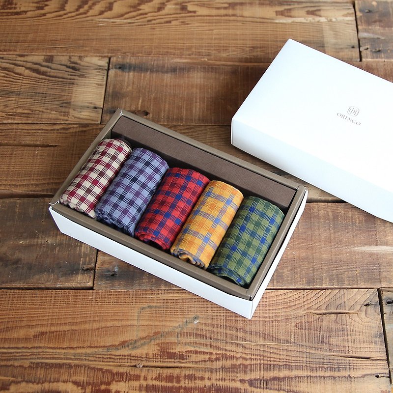 pinkoi exclusive-check pattern gentleman socks gift box│ socks│ Valentine's Day gift│ men - ถุงเท้าข้อกลาง - ผ้าฝ้าย/ผ้าลินิน หลากหลายสี
