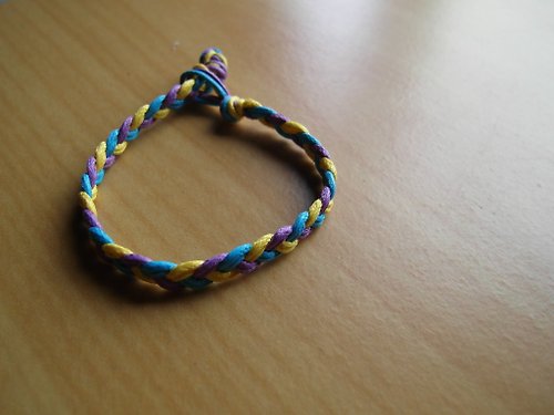 zoeshop-handmade 最初的感動 /手工編織腳環