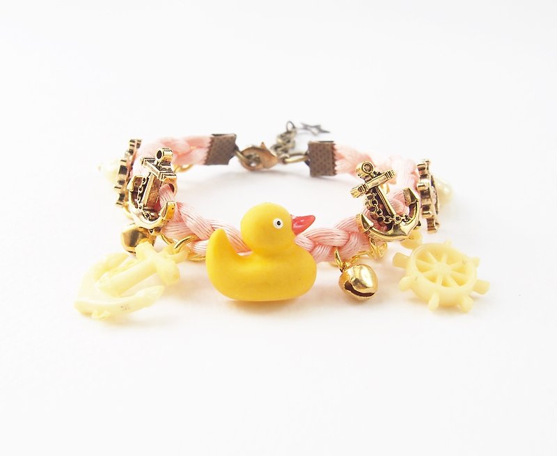 ♥ ELBRAZA ♥ Yellow duck bracelet - Bracelets - Other Materials Yellow