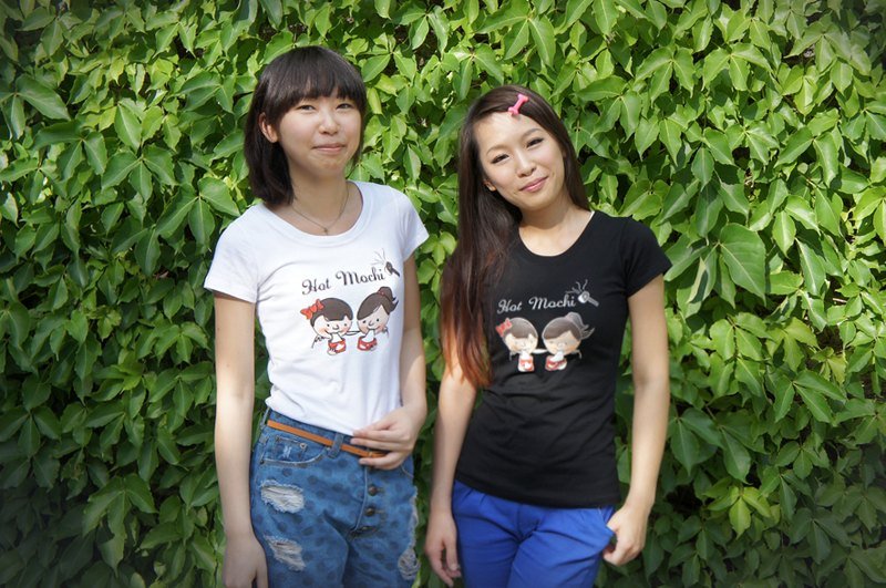 好麻吉 T-shirt - 女 T 恤 - 棉．麻 白色