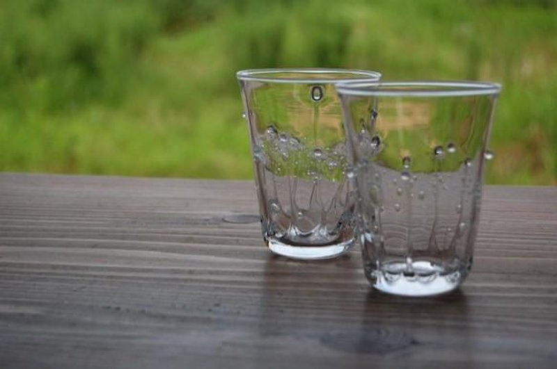 雫のグラス   クリア - グラス・コップ - ガラス 透明